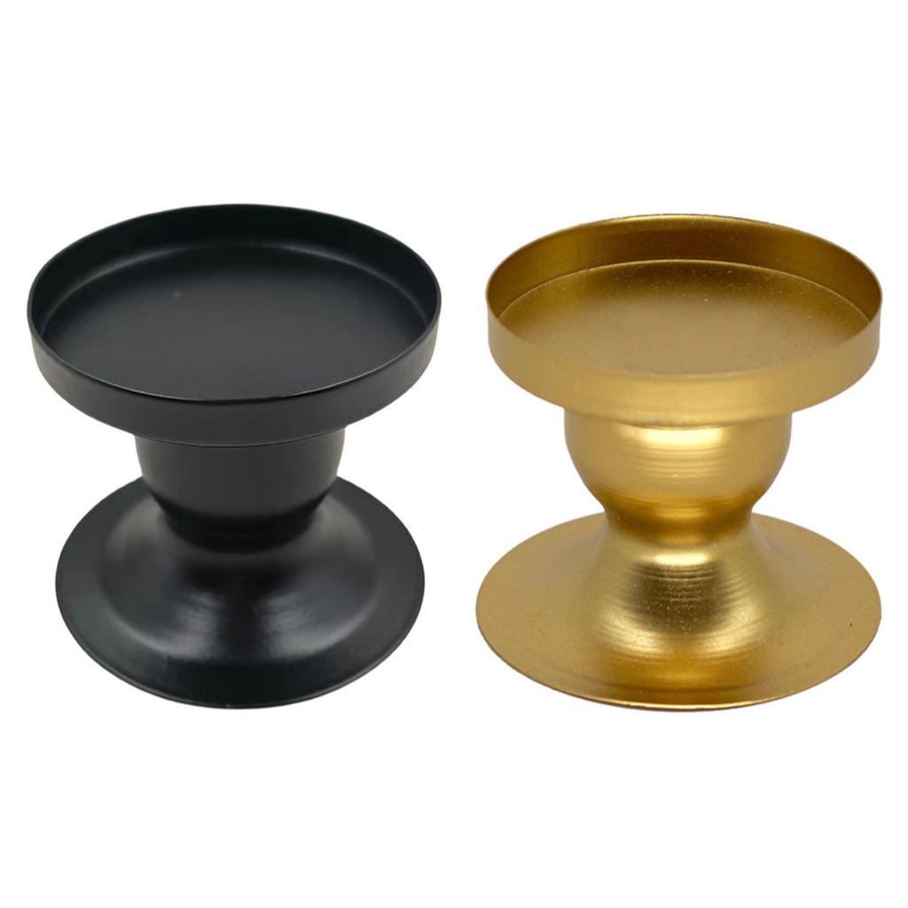 Круглый поднос-подставка для свечи в форме столба, декоративный железный подсвечник, коллекция, практичная подставка для свечи, круглый подсвечник