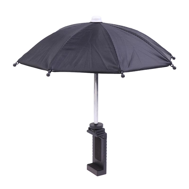 Водонепроницаемый портативный мини-держатель для мобильного телефона, зонт-локомотив, металлический козырек от солнца, велосипедный зонт