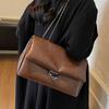 2025 New Retro Simple Large-capacity Underarm Tote Bag Female Bag Sen Cute Autumn Trendy Chain Shoulder Messenger Bag