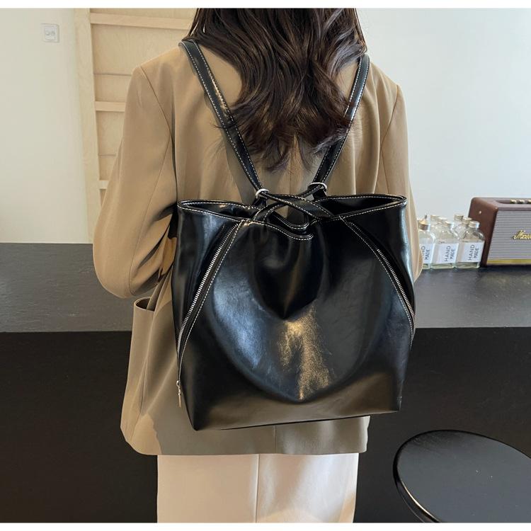 2025 Autumn and Winter Students Take Classes Tote Bag Women's Summer Simple Leisure Large Capacity Double