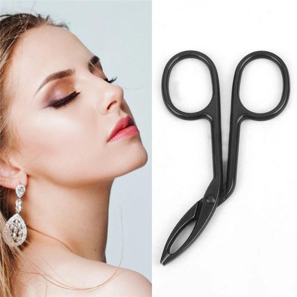 Beauty Tools Slanted Head Eyebrow Pliers Lash Hairs Puller Eye Brow Clips Eyebrow Scissors Tweezers