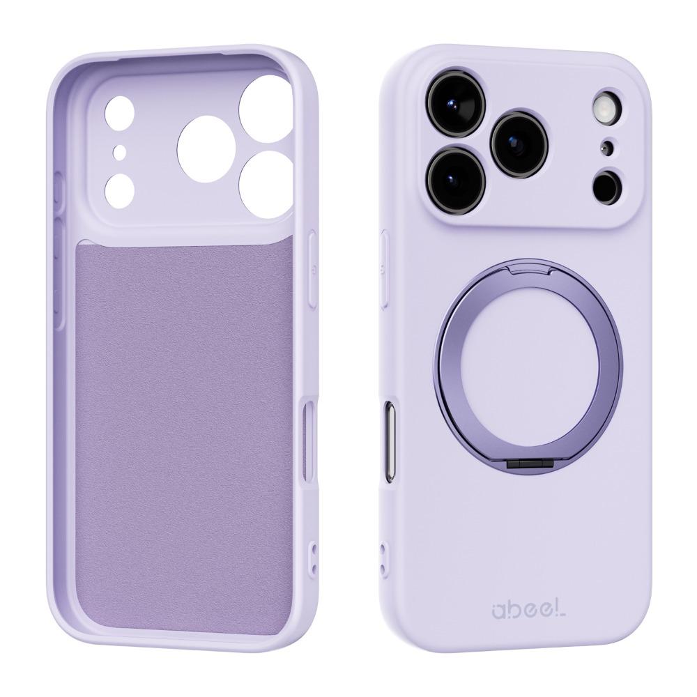 Skin‑Friendly Liquid Silicone Magnetic Phone Case With 360° Kickstand For iPhone 17 Pro Max/17 Pro/16 Pro Max Protective Cover