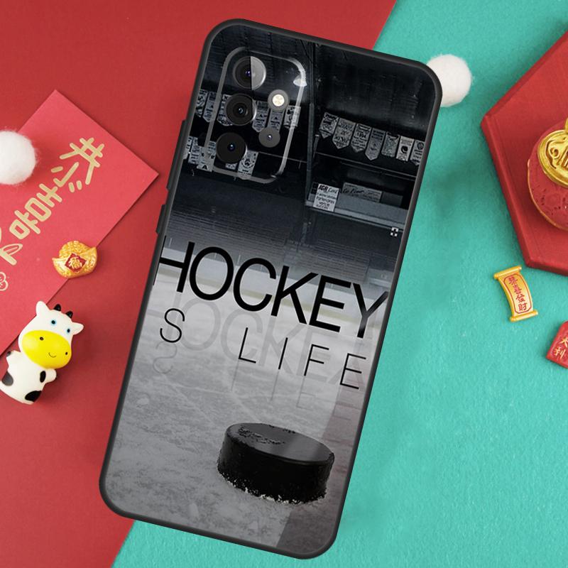 Кейс для хоккея на льду для Samsung Galaxy A13 A33 A53 A15 A25 A35 A55 A54 A34 A14 A71 A51 A12 A32 A52 Чехол
