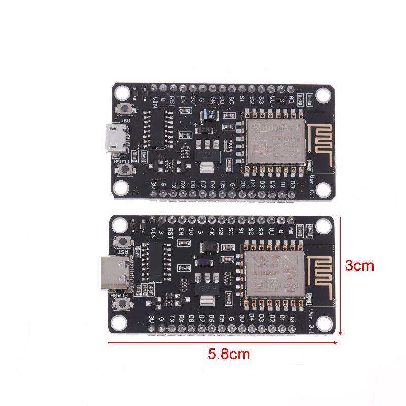 Плата разработки NodeMCU Lua V2.1 ESP8266 ESP-12F Wi-Fi, Micro USB- CH340, с кнопкой Flash и кнопкой Reset