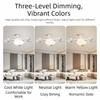 Dimmable 2-in-1 Ceiling Fan Light 3-Color Temp LED Ceiling Fan Light Dimmable Fan Light  For Home