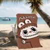Customizable personalized beach towels Lububu themed designs.Suitable for the beach, yoga, sports;ideal as beach accessories