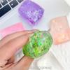 Прозрачная сенсорная игрушка-антистресс в виде кубика льда - Мягкая сжимаемая и растягиваемая игрушка для снятия стресса для взрослых и детей, случайный цвет, 1 упаковка