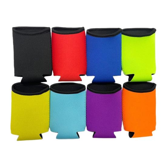 Beer Can Cooler Sleeve Portable Cup Cover Beverage Insulator Reusable Bottle Sleeve for Camping Hiking Running