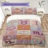 constellations Pattern Bedding uilt Set uilt Cover Pillowcase Home Decoration Birthday Gift (1 * duvet cover + 2 * pillowcase  without core)149