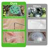 10/20 Pcs Garden Cloche Clear Mini Greenhouse with Rotatable Vent Reusable Plant Protector for Outdoors Plants Frost Freeze Protection