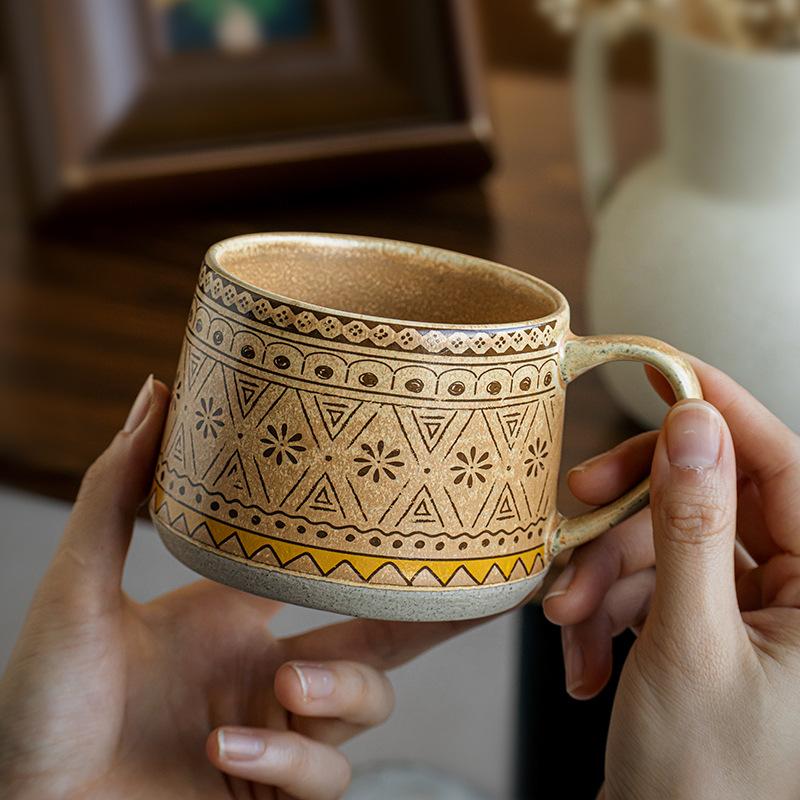 Кружка Emia Design Богемская Керамическая Чашка для Воды Офисная Кофейная Кружка Экспорт