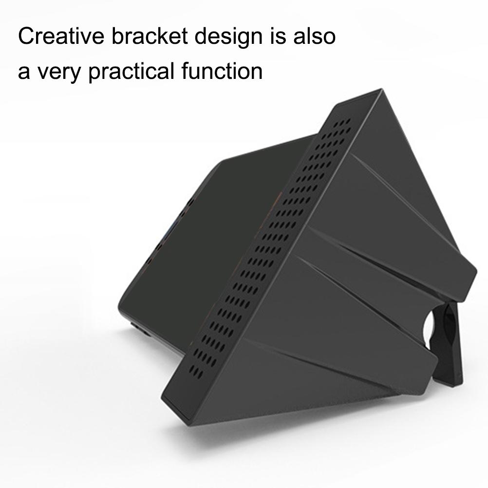 Портативный Акустический Усилитель Звука для Телефона Стойка Черный 2.3x8см HiFi Усилитель Звука Держатель
