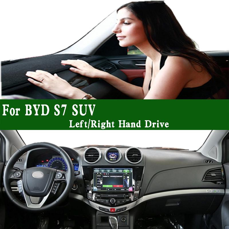 Для BYD S7 SUV 2014-2018 Коврик на приборную панель Чехол на приборную панель Солнцезащитная защитная накладка на панель приборов Коврик на приборную панель Защита от грязи Декоративные элементы