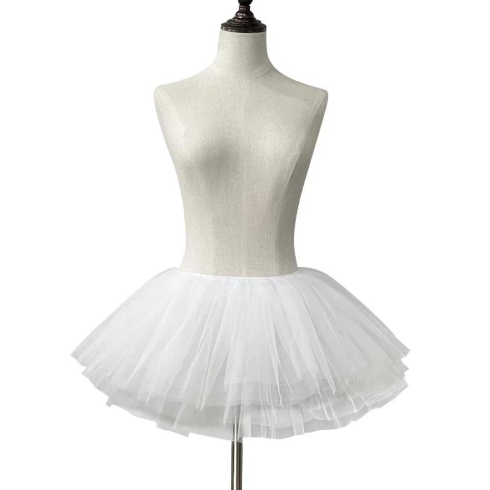 4 Layers Ballgown Petticoats Puffy Boneless Petticoats New Lolita Underskirt Women