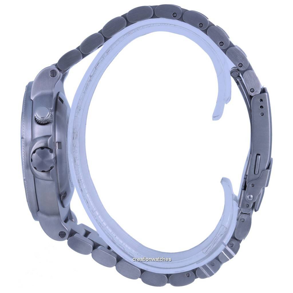 RATIO FreeDiver Кварцевые мужские часы из нержавеющей стали с черным циферблатом 1050MD93-02V-BLK 1000M