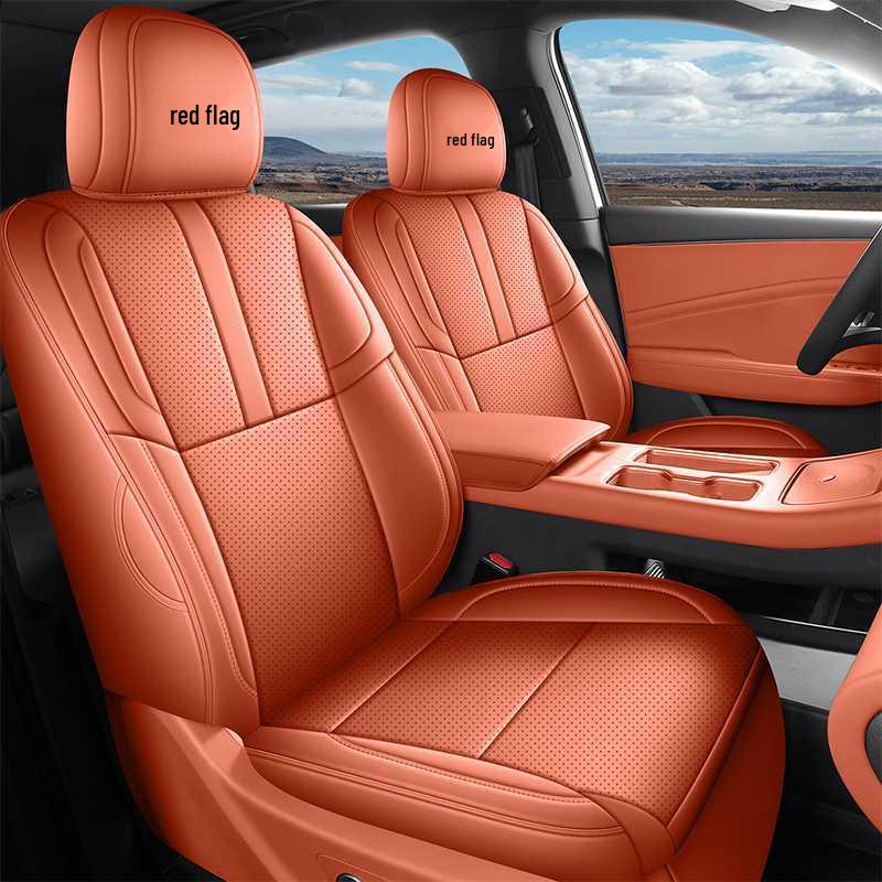 Кожаные чехлы на сиденья для 2026 Hongqi HS6 PHEV - Полное покрытие
