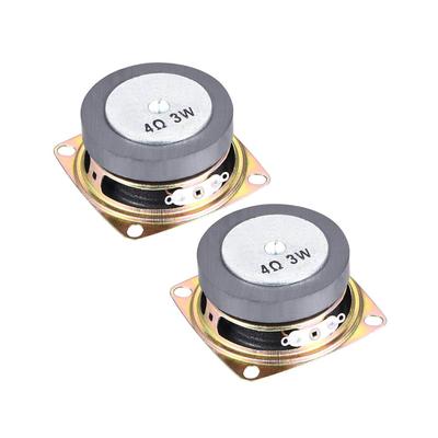 Uxcell Audio Speaker DIY Совместимость Номинальная потребляемая мощность 3 Вт Диаметр 52 мм Ом 4 Ом 2 шт.