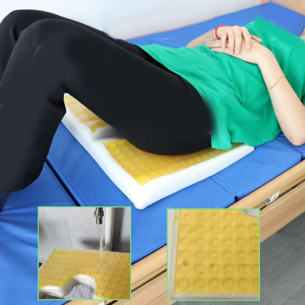 Подушка от пролежней для ягодиц с гелем и эффектом памяти, Т-образное отверстие, водонепроницаемая, дышащая, против пролежней