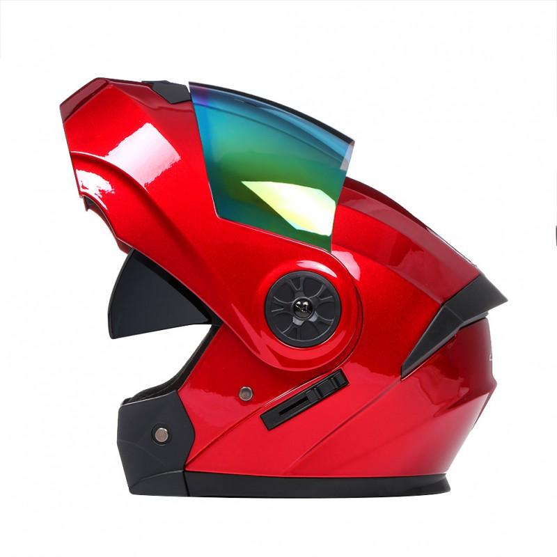 Modular Flip-Up Motorcycle Helmet With Dual Visors All-Season Riding Street Touring Commuting
