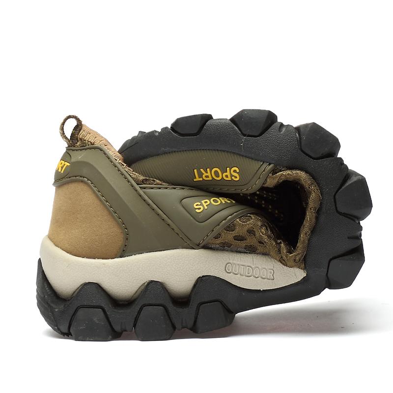 Мужская повседневная обувь, летняя уличная противоскользящая обувь с дышащей сеткой 38-45