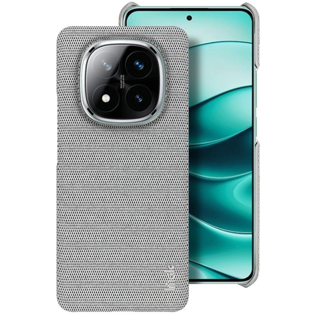 Серия IMAK Ruiyi для Xiaomi Redmi Note 14 Pro+ 5G Чехол Текстура ткани Кожа+ПК Задняя крышка телефона