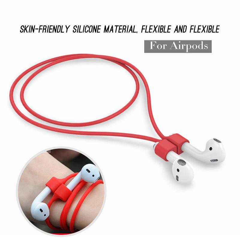 For AirPods1/2/3  Anti-Lost Magnetic Silicone Earphone String Rope For Airpods Pro Earphones Strap Cord