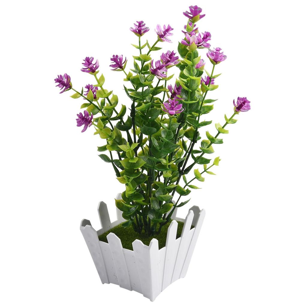 Настольный искусственный бонсай, искусственные цветы, сад, дом в горшке