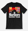 Футболка Marlboro Formula Racing Винтажный Стиль Графическая Футболка Унисекс