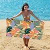 Double-sided Velvet Microfiber Beach Towel Printed Bath Towel Sun Protection Quick-drying Towel Water Absorption