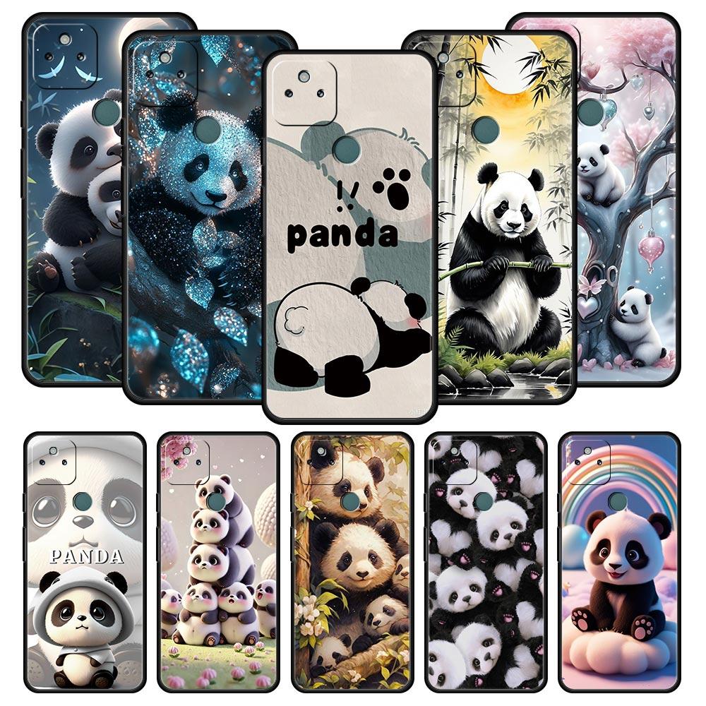 Baby Panda Phone Case Cover for Google Pixel 10 9 8 7 6 9A 8A 7A 6A Pro Shockproof Soft TPU 10 Pro XL Shell Fundas Capas Bags