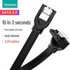 Двухканальный высокоскоростной кабель передачи данных Shanze SATA3 Gen 2 для внешнего жесткого диска/твердотельного накопителя