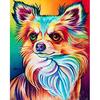 DIY 5D Diamond Painting Cross Stitch Color Dog Mosaic Diamond Embroidery Needlework