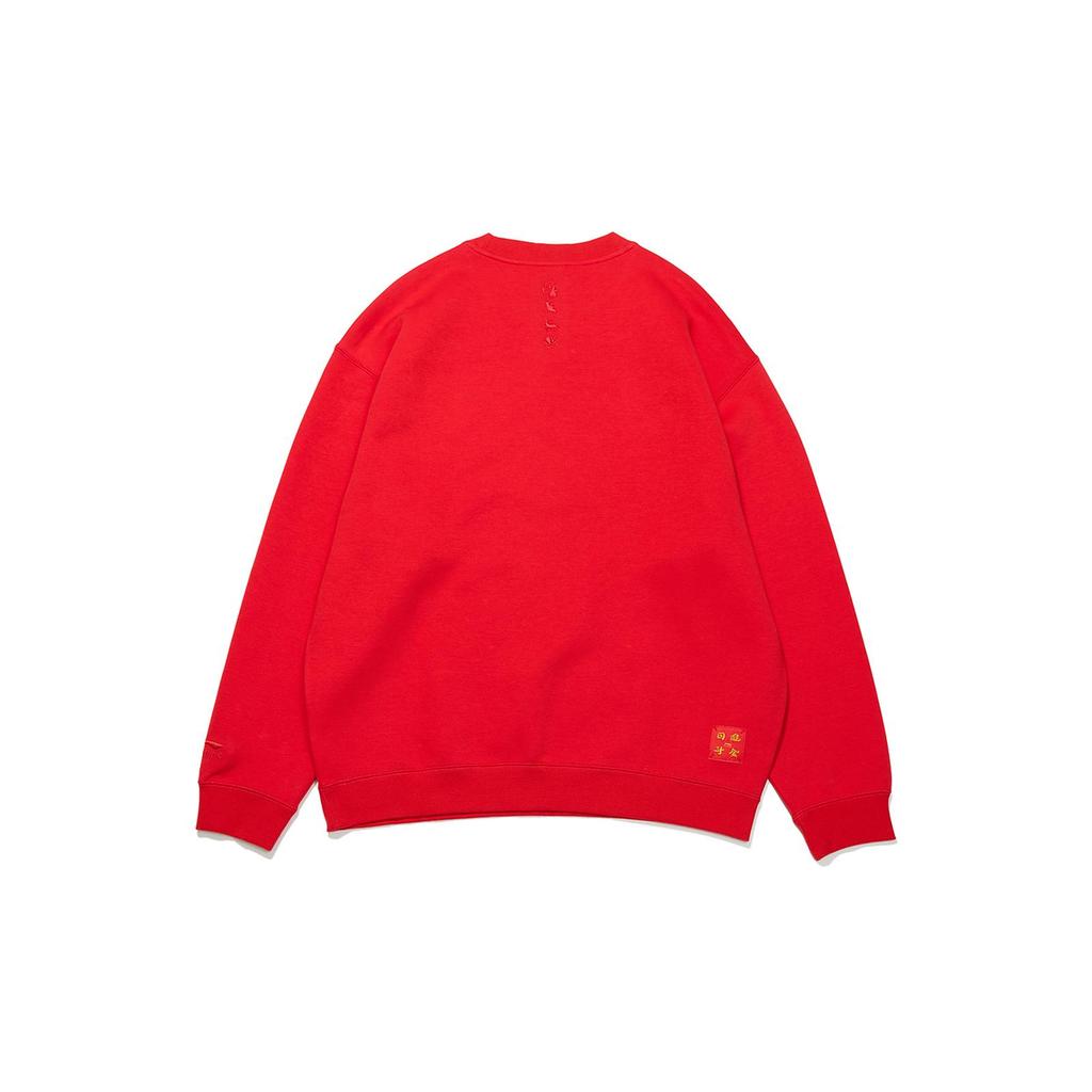 Свитшот Li Ning Sports Life Collection Унисекс Алый AWDT015-1