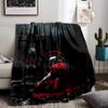 Roman Soldier Kneeling Before Cross Flannel blanket for bedroom, living room, sofa, and nap