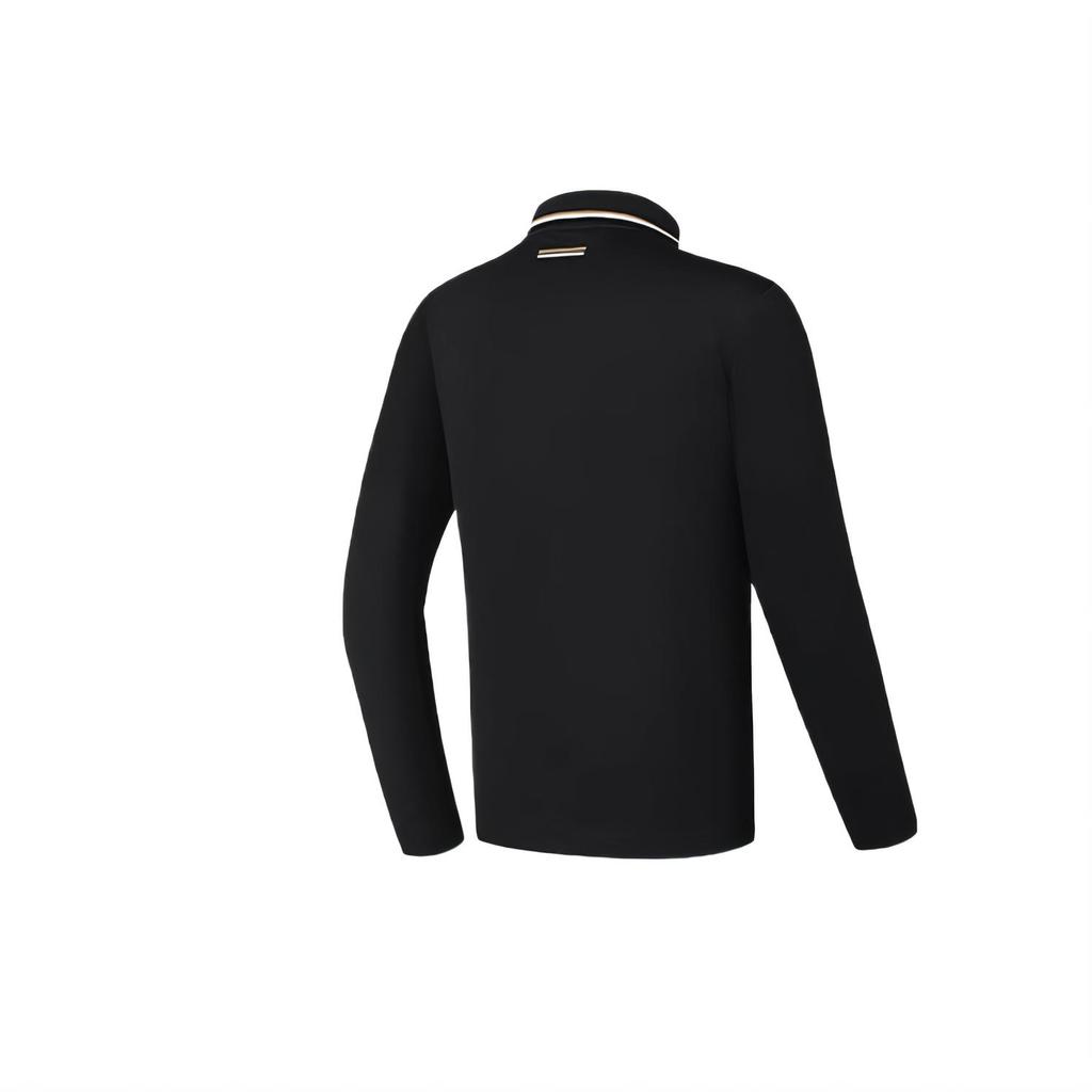 Новая мужская рубашка поло из серии FILA Golf, цвет «черный питч» A11M515203F-BK