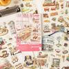 New 20 Sheets Sticker Book Waterproof DIY Diary Sticker Gift Cartoon Scrapbook Sticker Stationery Supplies