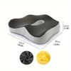 Seat Cushion for Long Sitting Hours On Office/Home Chair, Car, Wheelchair -Memory Foam for Hip, Tailbone, Coccyx, Sciatica