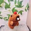 Горячая Распродажа Черепаха и Клубника Шляпа Кепка Капибара Плюшевая Кукла Брелок Украшение для Рюкзака