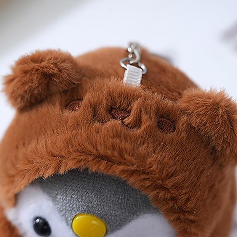 9Cm Small Penguin Plush Keychains Cute Plushie Doll Anime Kawaii Toys For Children Pendant Key Chain Woman Girl Birthday Gift