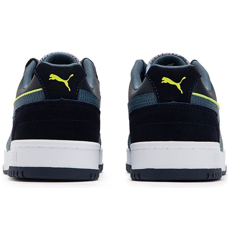 Puma Rbd Game Кожаные Повседневные Кроссовки Унисекс Синие Белые 386374-02