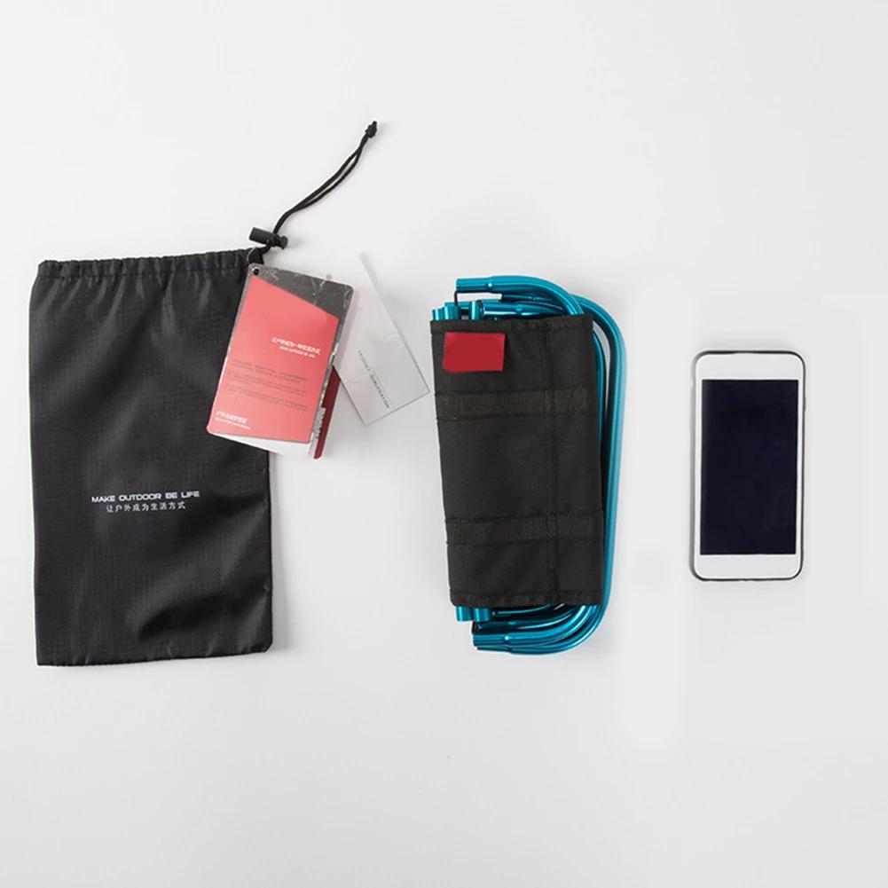 Уличный портативный складной стул из алюминиевого сплава для пикника, кемпинга, стула для хранения, рыбалки, сверхлегкая мебель