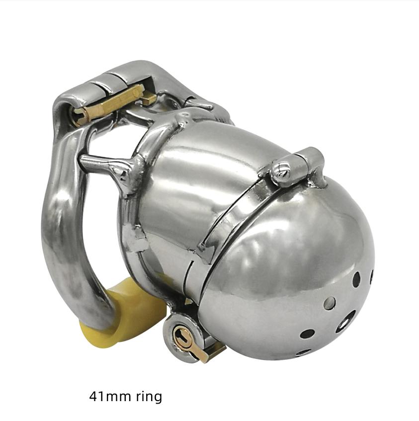 Эргономичное устройство верности для мужчин из нержавеющей стали, клетка для члена, замок для пениса, кольцо для члена, пояс верности, S058