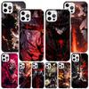 Черный чехол для телефона с аниме-рисунком C-Clovers для iPhone 13 12 Mini 11 Pro Max XS XR X SE 7 8 Plus 5S 5 6S 6 Подарок Печатный чехол Fundas