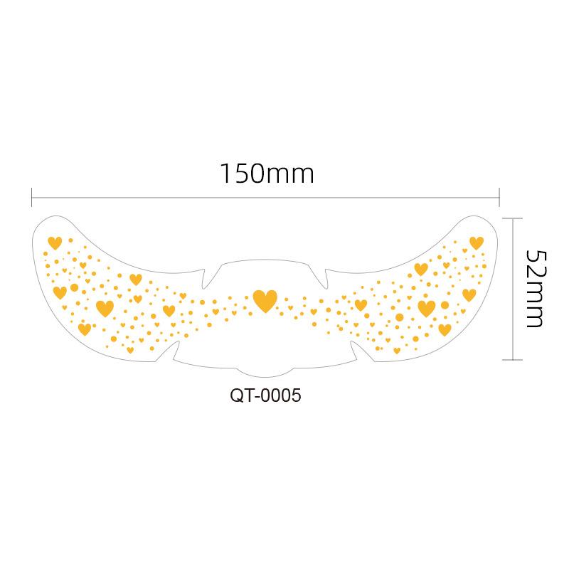 Временная татуировка веснушек Бронзовый Горячее серебро Водостойкий Потостойкий Стойкий Наклейка веснушек Блестящая Звезда Макияж Вечеринка Макияж