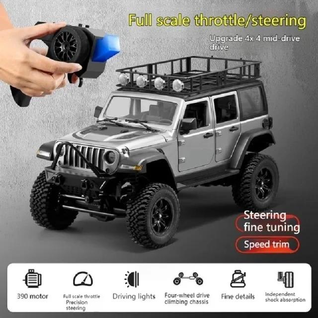 Mn128 Wranglers Радиоуправляемая машина Скалолазная машина с дистанционным управлением Взрослая Профессиональная 2.4G 4WD Скалолазный багги со светодиодной подсветкой Mn-128 RC Игрушка Подарок