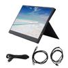 Portable Monitor 15.6 Inch USB Computer Gaming Display Laptop Screen Extender with PU Leather Cover