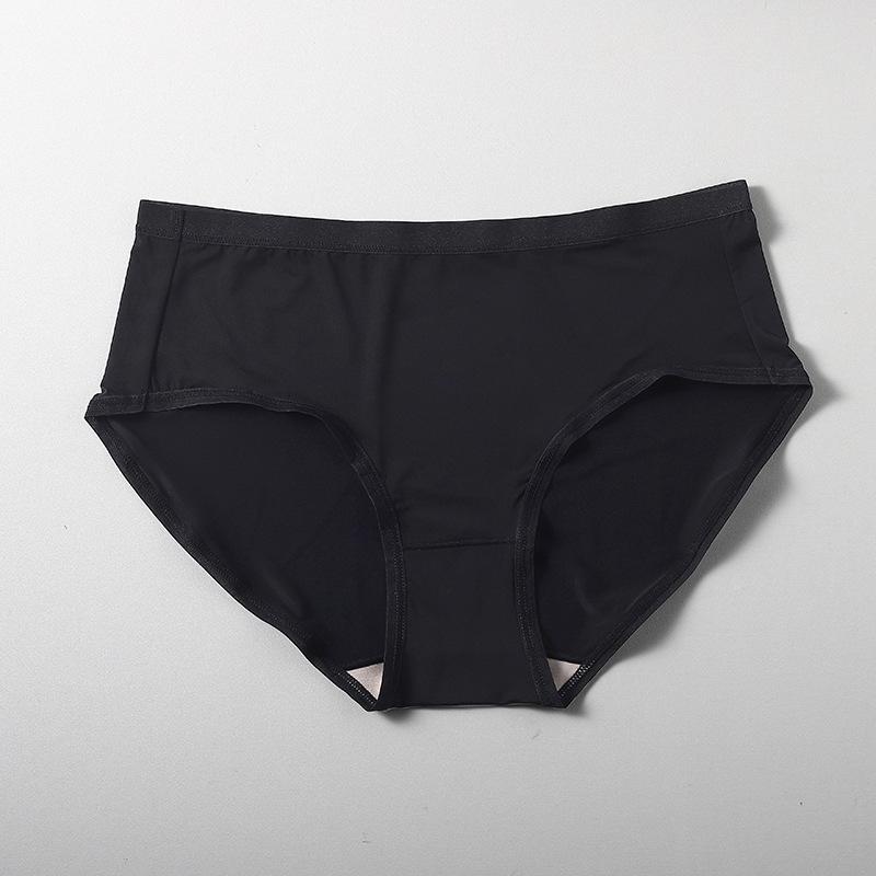 Ladies Spring and Summer Ice Silk Breathable Comfortable Quick Dry Anti Bacteria Waist Triangle Briefs