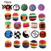 Soft Touch Kick Ball Crochet Juggle Balls for Kids, Handwoven Knitted Sacks Skill School Activity Sack Building Fun Improve Balance