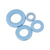 ANSI/ASME B18.22.1 SAE Narrow Flat Washer, Blue-White Zinc, US Size #8, #10, 3/16", 1".