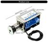 DC12V/24V 5Н Переносной 10мм Линейный Соленоид Втягивающего Типа Электромагнит Соленоид Втягивающего Типа Линейного Движения Электромагнит Соленоид